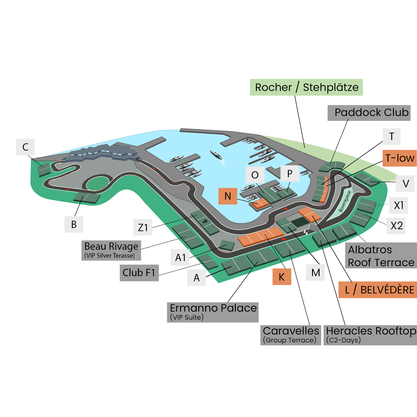 Formel 1 Monaco | Sonntag-Tickets (MC)